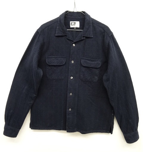 画像: Engineered Garments オープンカラーシャツ ネイビー USA製 (USED) 「L/S Shirt」 入荷しました。