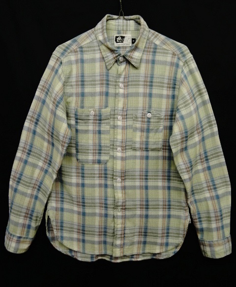 画像: Engineered Garments マチ付き ワークシャツ チェック柄 USA製 (USED) 「L/S Shirt」 入荷しました。