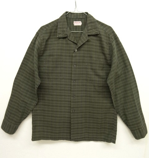 画像: 60'S McGREGOR "MODERN" オープンカラーシャツ チェック柄 USA製 (VINTAGE) 「L/S Shirt」 入荷しました。