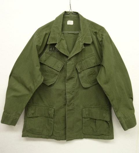 画像: 70'S アメリカ軍 US ARMY "JUNGLE FATIGUE 4th" リップストップ ファティーグジャケット M-SHORT (VINTAGE) 「Jacket」 入荷しました。