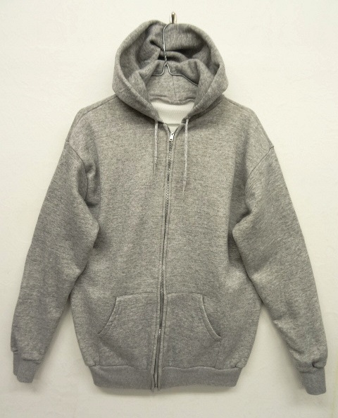 画像: 80'S UNKNOWN 裏地サーマル ジップパーカー ヘザーグレー IDEALジップ (VINTAGE) 「Parka」 入荷しました。