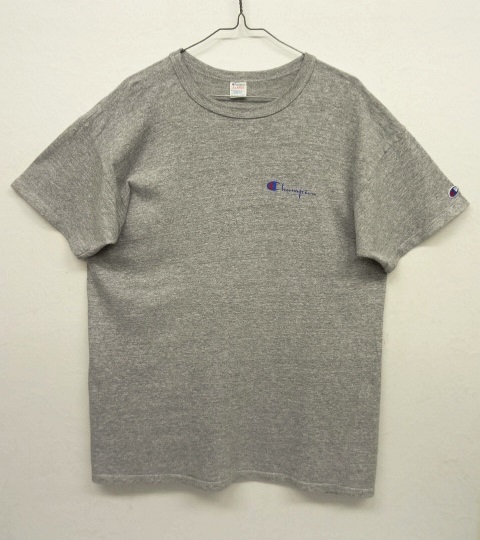 画像: 80'S CHAMPION トリコタグ 無地 ワンポイントロゴ Tシャツ USA製 (VINTAGE) 「T-Shirt」 入荷しました。