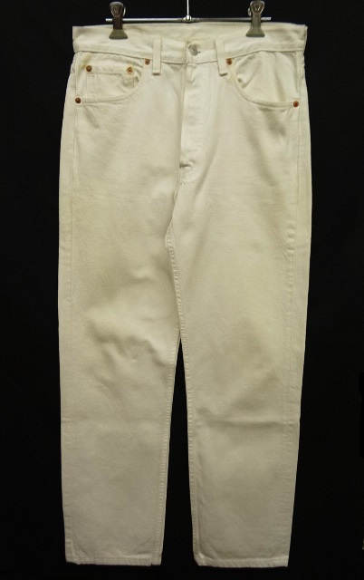 画像: 90'S LEVIS 501 デニム WHITE USA製 W32L32 (VINTAGE) 「Bottoms」 入荷しました。