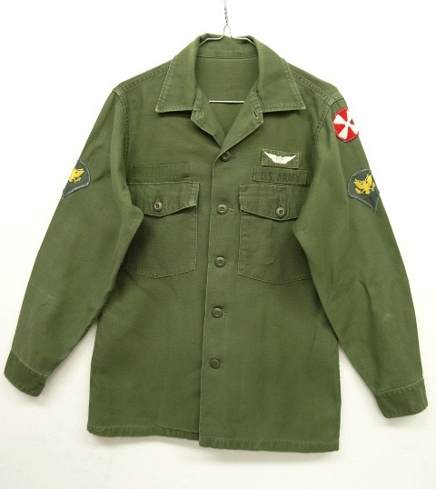画像: 60'S アメリカ軍 US ARMY OG107 コットンサテン ユーティリティシャツ (VINTAGE) 「L/S Shirt」 入荷しました。