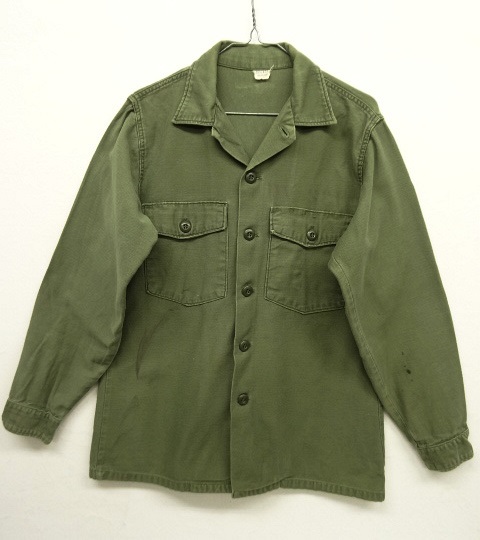 画像: 70'S アメリカ軍 US ARMY OG107 コットンサテン ユーティリティシャツ (VINTAGE) 「L/S Shirt」 入荷しました。