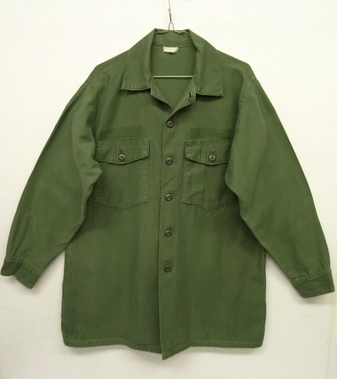 画像: 70'S アメリカ軍 US ARMY OG107 コットンサテン ユーティリティシャツ (VINTAGE) 「L/S Shirt」 入荷しました。