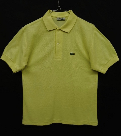 画像: 70'S CHEMISE LACOSTE ポロシャツ レモンイエロー フランス製 (VINTAGE) 「S/S Polo」 入荷しました。