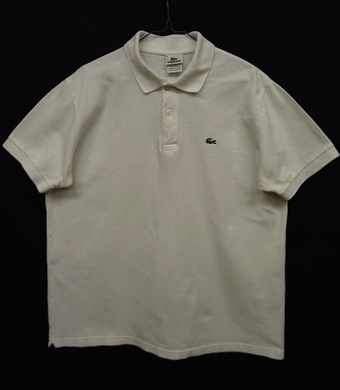 画像: 90'S CHEMISE LACOSTE ポロシャツ ホワイト フランス製 (VINTAGE) 「S/S Polo」 入荷しました。