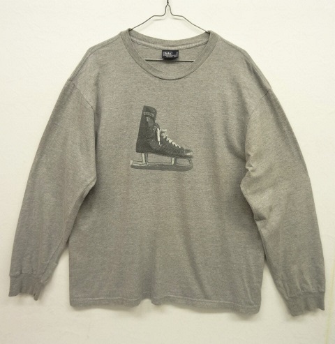 画像: 80'S RALPH LAUREN アイススケートプリント 長袖 Tシャツ GREY USA製 (VINTAGE) 「T-Shirt」 入荷しました。