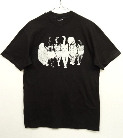 画像: 90'S CAT 両面プリント シングルステッチ 半袖Tシャツ USA製 (VINTAGE) 「T-Shirt」 入荷しました。