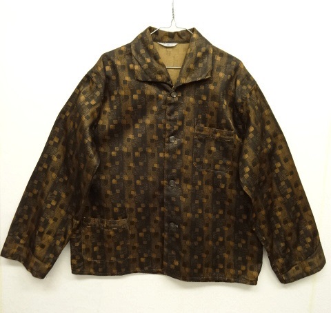 画像: UNKNOWN ユーロ 左右非対称ポケット スリーピングシャツ 総柄 (VINTAGE) 「L/S Shirt」 入荷しました。