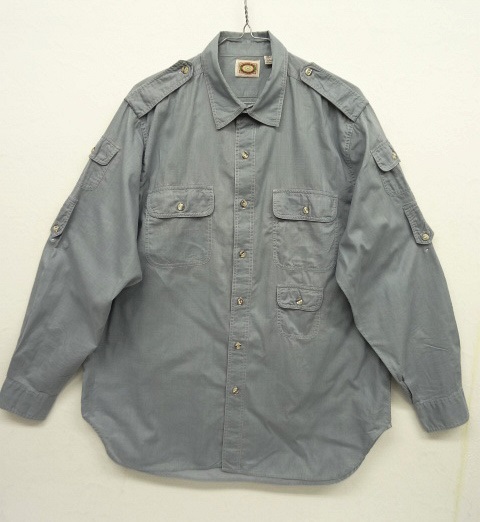 画像: 80'S BANANA REPUBLIC 初期タグ サファリシャツ BLUE (VINTAGE) 「L/S Shirt」 入荷しました。