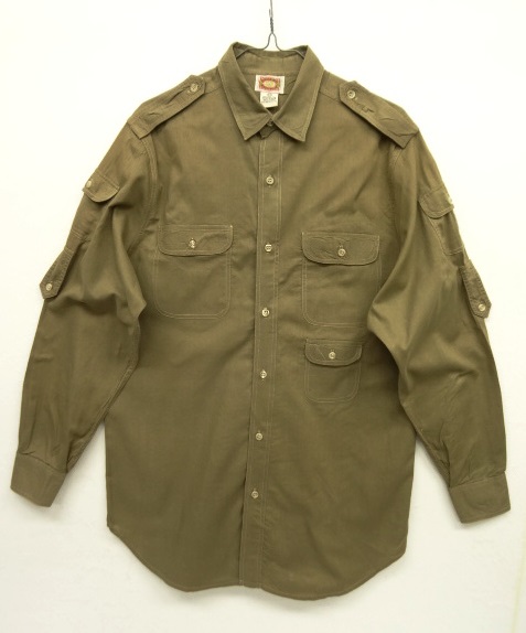 画像: 80'S BANANA REPUBLIC 初期タグ サファリシャツ KHAKI (VINTAGE) 「L/S Shirt」 入荷しました。