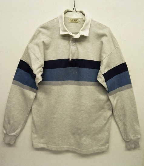 画像: 80'S LL Bean "COLUMBIA KNIT製" ラガーシャツ USA製 (VINTAGE) 「L/S Shirt」 入荷しました。