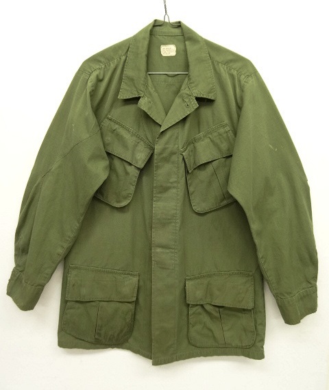 画像: 60'S アメリカ軍 US ARMY "JUNGLE FATIGUE 4th" リップストップ ファティーグジャケット S-R (VINTAGE) 「Jacket」 入荷しました。