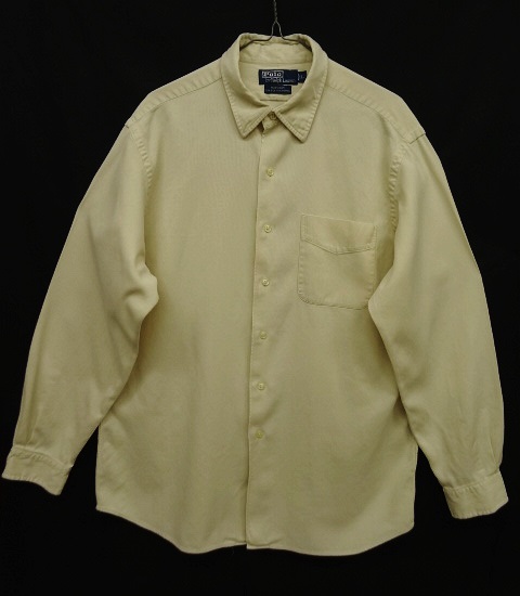 画像: 90'S RALPH LAUREN "MARLOWE" シルクコットン 長袖シャツ OFF WHITE (VINTAGE) 「L/S Shirt」 入荷しました。