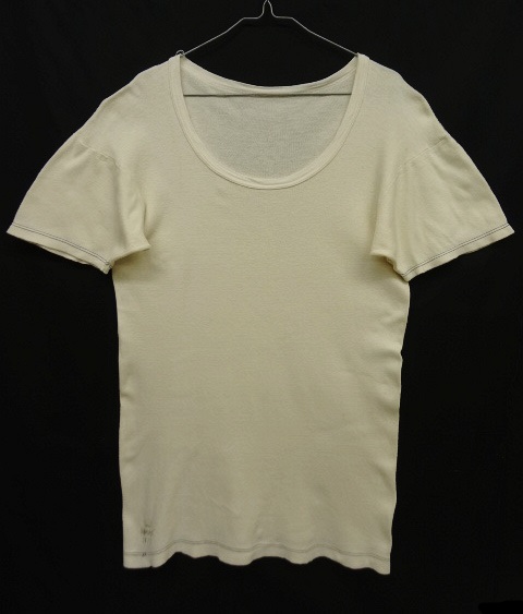 画像: 70'S デンマーク軍 Uネック コットン アンダーウェア 半袖 Tシャツ (DEADSTOCK) 「T-Shirt」 入荷しました。