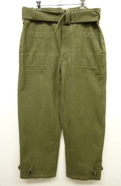 画像: 50'S フランス軍 モーターサイクルパンツ サイズ1 (VINTAGE) 「Bottoms」 入荷しました。