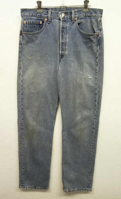 画像: 90'S LEVIS 501 デニム USA製 W32L30 (VINTAGE) 「Bottoms」 入荷しました。