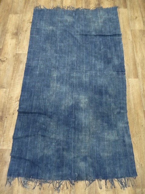 画像: アフリカン インディゴ ファブリック ラージサイズ 195cm x 107cm INDIGO (ANTIQUE) 「Antique Goods」 入荷しました。