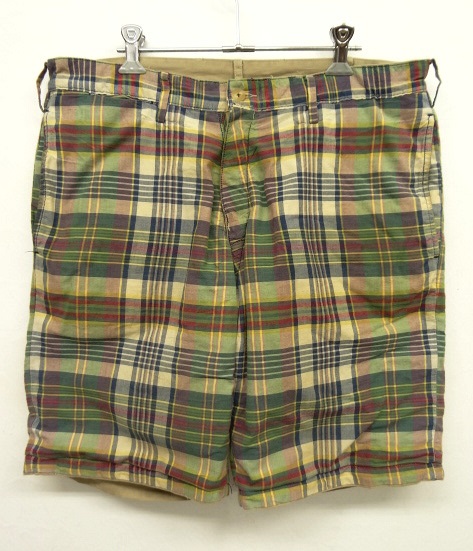 画像: 90'S RALPH LAUREN リバーシブル ショーツ マドラスチェック/ベージュ (VINTAGE) 「Shorts」 入荷しました。