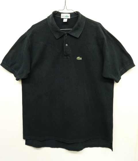画像: 80'S IZOD LACOSTE ポロシャツ ブラック USA製 (VINTAGE) 「S/S Polo」 入荷しました。