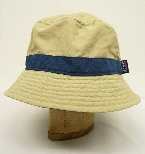 画像: PATAGONIA パッカブル ナイロンハット ベージュ/ブルーライン (VINTAGE) 「Cap」 入荷しました。