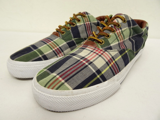 画像: 90'S RALPH LAUREN マドラスチェック スニーカー (DEADSTOCK) 「Shoes」 入荷しました。