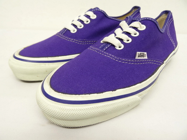 画像: 80'S VANS "AUTHENTIC" スニーカー パープル USA製 (DEADSTOCK) 「Shoes」 入荷しました。