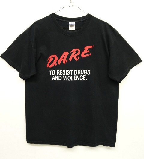 画像: 90'S D.A.R.E 半袖Tシャツ BLACK (VINTAGE) 「T-Shirt」 入荷しました。