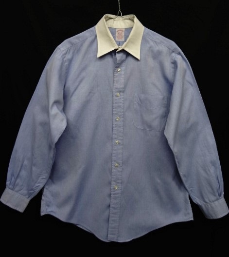 画像: 90'S BROOKS BROTHERS "ALL COTTON" クレリックシャツ USA製 (VINTAGE) 「L/S Shirt」 入荷しました。
