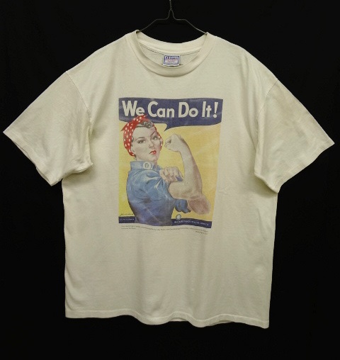 画像: 90'S J.HOWARD MILLER "WE CAN DO IT!" シングルステッチ 半袖Tシャツ USA製 (VINTAGE) 「T-Shirt」 入荷しました。