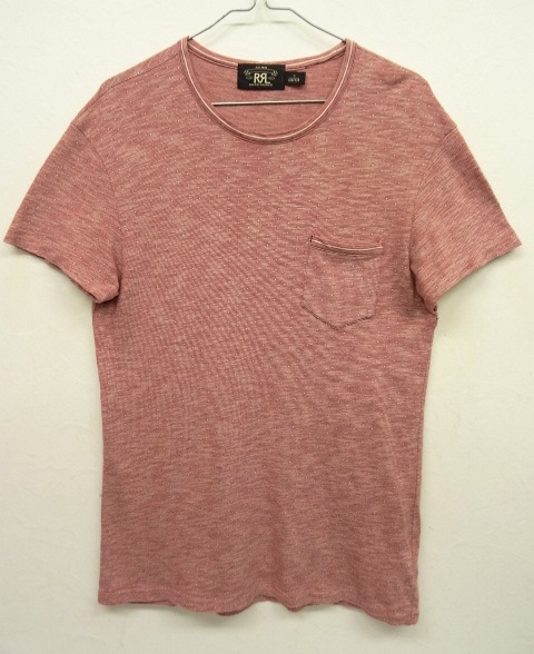 画像: RRL ポケット付き 半袖 細ボーダーTシャツ (USED) 「T-Shirt」 入荷しました。