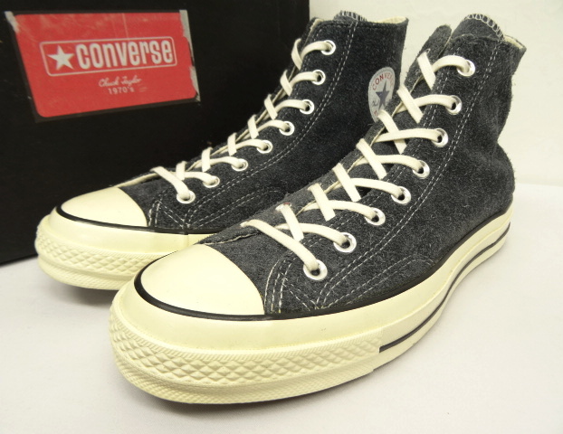 画像: CONVERSE "CHUCK TAYLOR" CT70 スウェード BLACK 最初期モデル (DEADSTOCK) 「Shoes」 入荷しました。