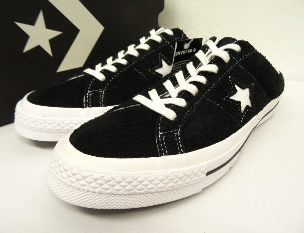 画像: CONS "ONE STAR MULE" スウェード スリッポン BLACK 廃盤モデル (DEADSTOCK) 「Shoes」 入荷しました。