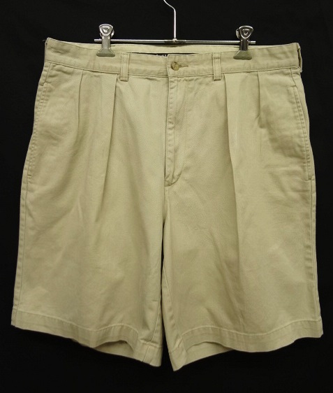 画像: 90'S RALPH LAUREN "TYLER SHORT" ツープリーツ チノショーツ BEIGE (VINTAGE) 「Shorts」 入荷しました。
