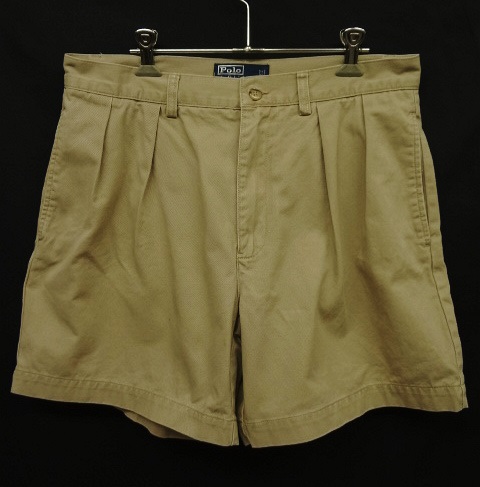 画像: 90'S RALPH LAUREN "ANDREW SHORT" ツープリーツ チノショーツ TAN (VINTAGE) 「Shorts」 入荷しました。
