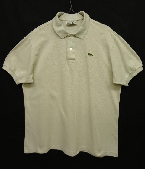 画像: 80'S CHEMISE LACOSTE ポロシャツ オフホワイト フランス製 (VINTAGE) 「S/S Polo」 入荷しました。