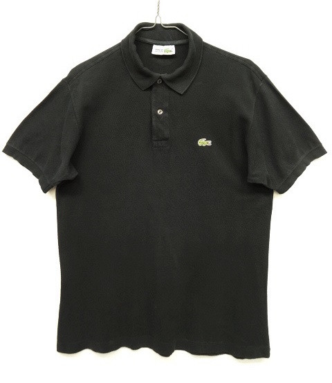 画像: 80'S CHEMISE LACOSTE ポロシャツ ブラック フランス製 (VINTAGE) 「S/S Polo」 入荷しました。