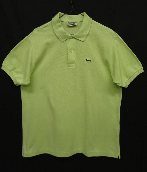 画像: 80'S CHEMISE LACOSTE ポロシャツ キミドリ フランス製 (VINTAGE) 「S/S Polo」 入荷しました。