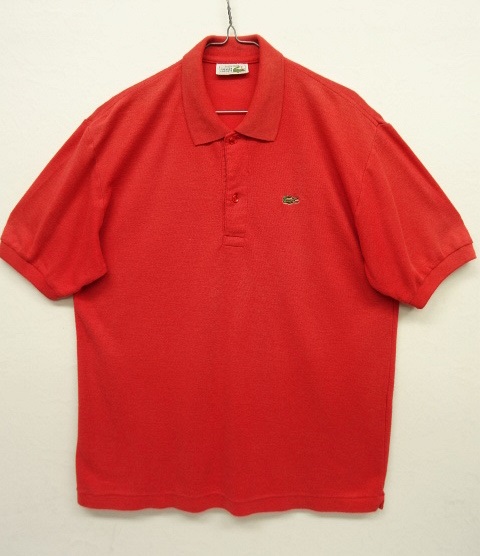 画像: 70'S CHEMISE LACOSTE ポロシャツ レッド フランス製 (VINTAGE) 「S/S Polo」 入荷しました。