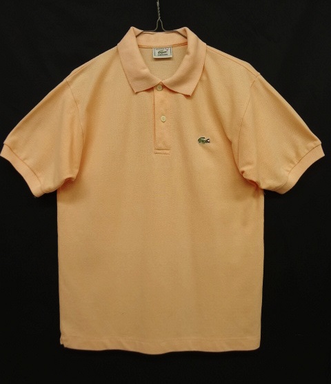 画像: 90'S CHEMISE LACOSTE ポロシャツ ライトオレンジ フランス製 (VINTAGE) 「S/S Polo」 入荷しました。