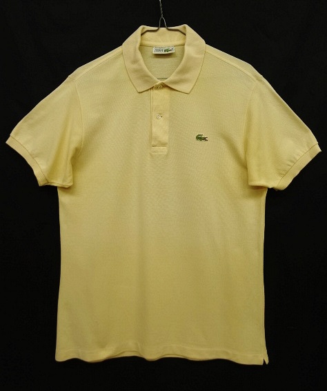 画像: 80'S CHEMISE LACOSTE ポロシャツ レモンイエロー フランス製 (VINTAGE) 「S/S Polo」 入荷しました。