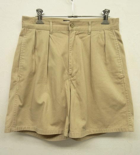 画像: 90'S RALPH LAUREN ツープリーツ チノショーツ BEIGE (VINTAGE) 「Shorts」 入荷しました。