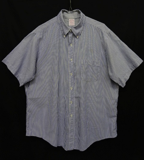 画像: 90'S BROOKS BROTHERS "ALL COTTON" 半袖 BDシャツ ストライプ USA製 (VINTAGE) 「S/S Shirt」 入荷しました。