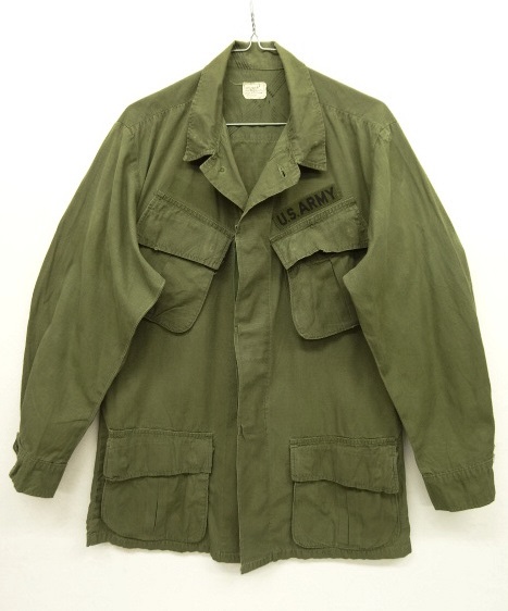 画像: 60'S アメリカ軍 US ARMY "JUNGLE FATIGUE 4th" リップストップ ファティーグジャケット S-R (VINTAGE) 「Jacket」 入荷しました。