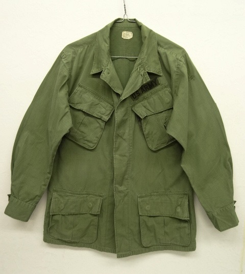 画像: 60'S アメリカ軍 US ARMY "JUNGLE FATIGUE 4th" リップストップ ファティーグジャケット S-R (VINTAGE) 「Jacket」 入荷しました。