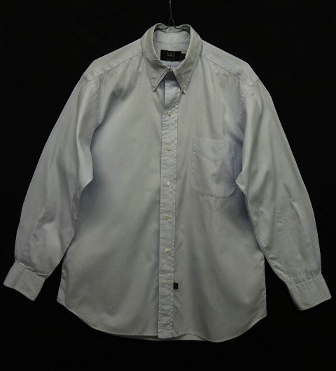 画像: 90'S IKE BEHAR ロイヤルオックスフォード 長袖 BDシャツ ライトブルー USA製 (VINTAGE) 「L/S Shirt」 入荷しました。
