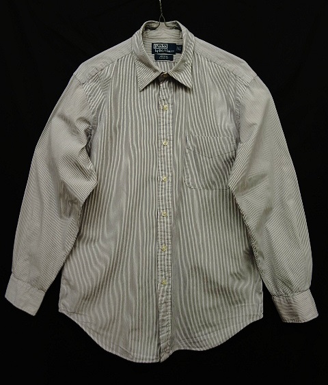 画像: 90'S RALPH LAUREN "ANDREW" 長袖 ストライプシャツ (VINTAGE) 「L/S Shirt」 入荷しました。