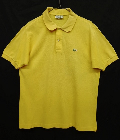 画像: 70'S CHEMISE LACOSTE ポロシャツ イエロー フランス製 (VINTAGE) 「S/S Polo」 入荷しました。